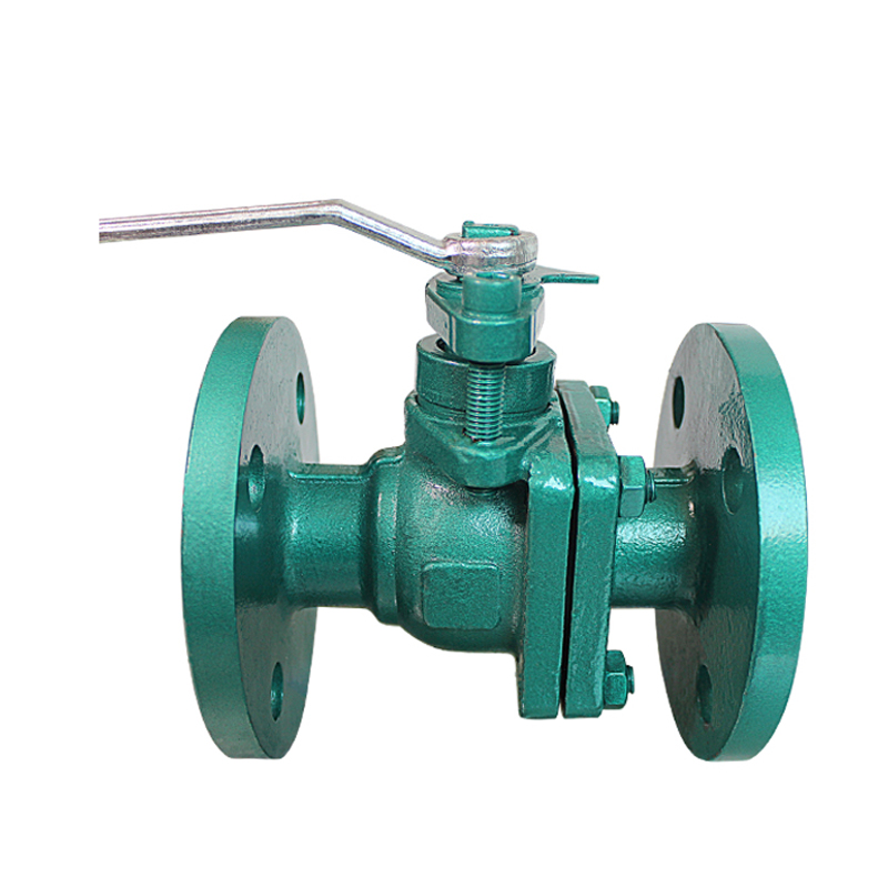 手動(dòng)鑄鐵襯氟法蘭球閥