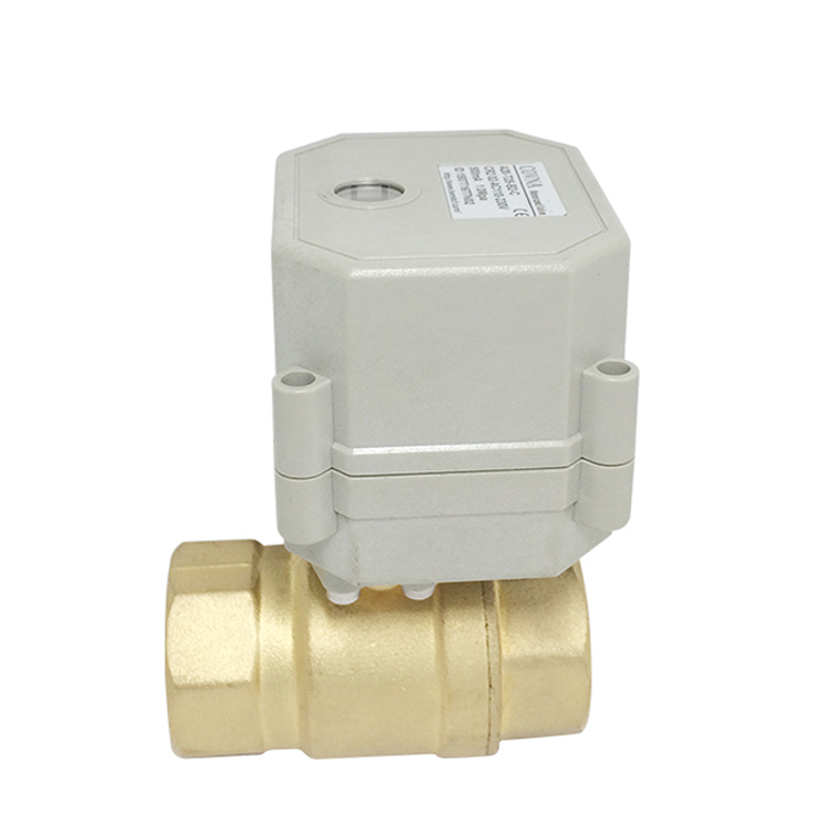 HK62-H精小型電動(dòng)二通黃銅球閥