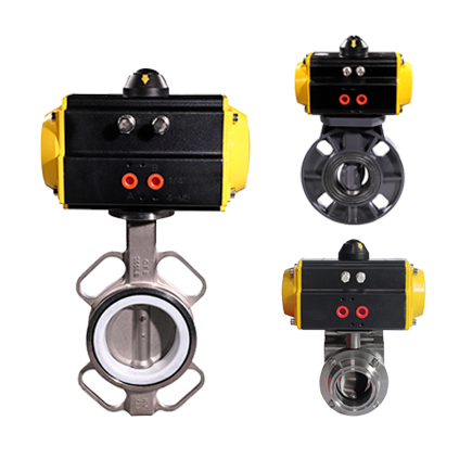 氣動(dòng)蝶閥（連接方式、材質(zhì)、調(diào)節(jié)型、防爆可選）