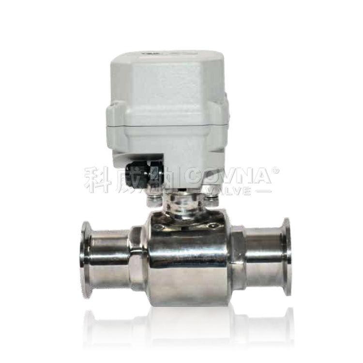 衛(wèi)生級微型電動快裝卡箍球閥_A150-T系列